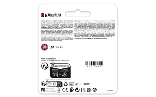 Kingston Technology 128GB Canvas React Plus SDXC UHS-II 280R/100W U3 V60 for Full HD/4K
