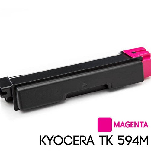 KYOCERA TK-594M Magenta Toner for FS-C2126MFP/FS-C2026MFP/M6526CIDN (5,000 Yield)