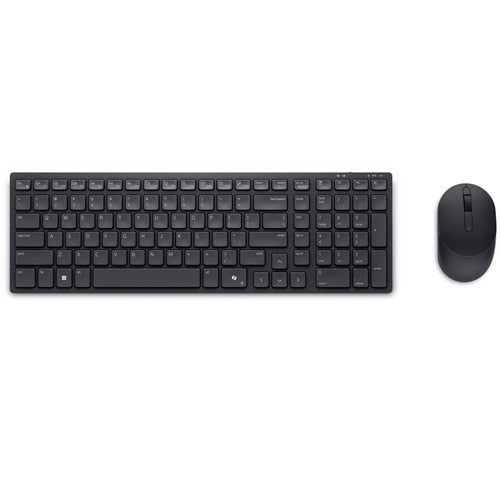 DELL KM555 keyboard Mouse included Universal RF Wireless + Bluetooth US English Black