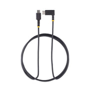 StarTech.com 6.6ft (2m) USB-C Fast Charging Cable, Rugged, Right-Angled, Charge & Sync, 60W (3A) PD, USB 2.0, TPE Jacket and Aramid Fiber - USB C Charging Cord