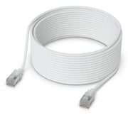 Ubiquiti UACC-Cable-Patch-EL-C6A-15M-W networking cable Translucent, White Cat6a
