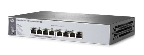 HPE OfficeConnect 1820 8G PoE+ (65W) Managed L2 Gigabit Ethernet (10/100/1000) Power over Ethernet (PoE) 1U Grey