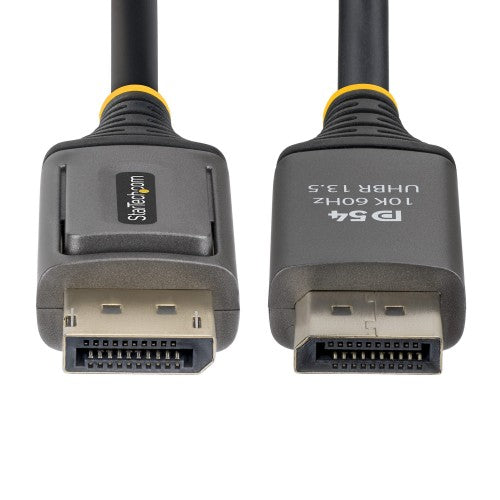 StarTech.com 50cm DisplayPort 2.1 Cable, VESA Certified DP54 DisplayPort Cable, Uncompressed 8K 60Hz, 10K 60Hz/8K 144Hz/4K 240Hz w/DSC 1.2a, DP 2.1 Monitor Cord