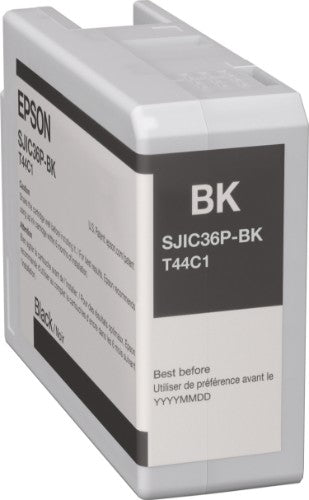 Epson SJIC36P(K): Ink cartridge for ColorWorks C6500/C6000 (Black)