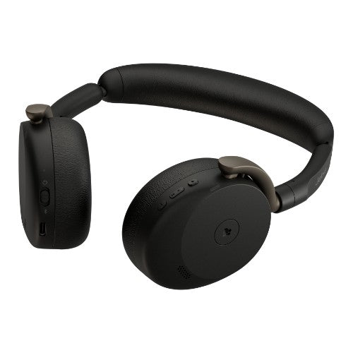 Jabra Evolve3 65 Flex MS - USB-A with Dongle - Black (Wireless Charging Pad)