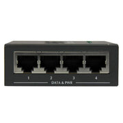 StarTech.com 4-Port Gigabit Midspan - PoE+ Injector - 802.3at/af - TAA