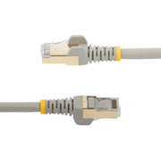 StarTech.com 3m CAT6a Ethernet Cable - 10 Gigabit Shielded Snagless RJ45 100W PoE Patch Cord - 10GbE STP Network Cable w/Strain Relief - Grey Individually Tested/Wiring is UL Certified/TIA
