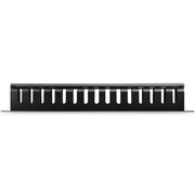 StarTech.com Horizontal 1U Server Rack Cable Management Finger Duct w/ Cover - 19" Network Rack Wire Duct Raceway Panel - Slotted Wire Duct