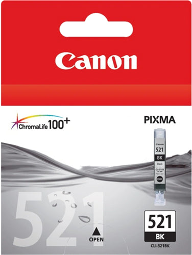 Canon CLI-521BK Black Ink Cartridge