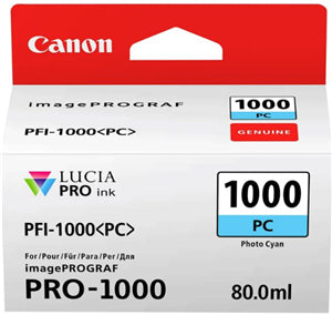 Canon PFI-1000PC Photo Cyan Ink Cartridge
