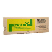 KYOCERA TK-594Y Yellow Toner for FS-C2126MFP/FS-C2026MFP/M6526CIDN (5,000 Yield)
