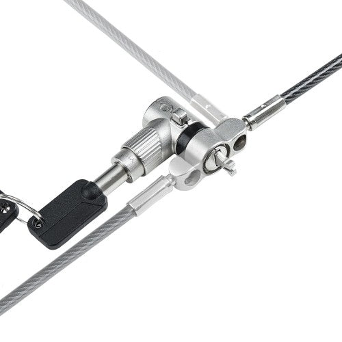 StarTech.com Universal Laptop Lock 6.6ft (2m), Security Cable For Notebooks Compatible With Noble Wedge/Nano/K-Slot, Keyed Locking Cable, Anti-Theft Cut-Resistant Carbon Steel Cable - TAA