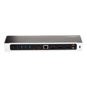 StarTech.com 4K USB-C Dock, Triple UHD 4K Monitor Docking Station, Mac & Windows, USB C to HDMI & DisplayPort, 100W Power Delivery, 5x USB 5Gbps Hub - TAA