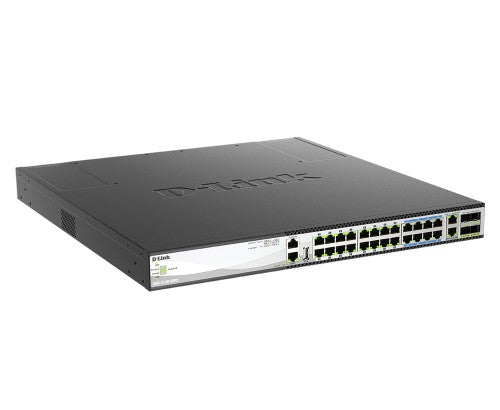D-Link DMS-3130-30PS network switch Managed L3 2.5G Ethernet (100/1000/2500) Power over Ethernet (PoE) 1U Black