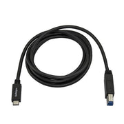 StarTech.com 6.6ft (2m) USB-B to USB-C Cable, USB 5Gbps, Data Cord, USB 3.0, USB-C Data Transfer Cable