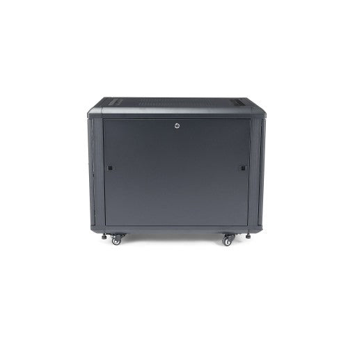 StarTech.com 12U Enterprise-Grade Server Rack Cabinet, 19in Enclosed 4-Post Rack with 29in (75cm) Mounting Depth and 1764lb (800kg) Weight Capacity