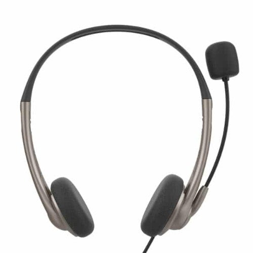 Verbatim 66556 headphones/headset Wired Head-band Calls/Music USB Type-A Black, Grey