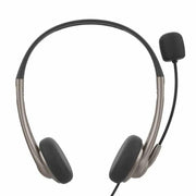 Verbatim 66556 headphones/headset Wired Head-band Calls/Music USB Type-A Black, Grey