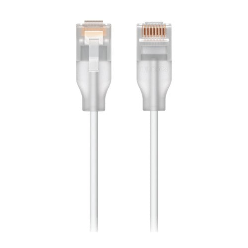 Ubiquiti UACC-Cable-Patch-EL-8M-W networking cable Translucent, White Cat6