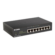 D-Link DGS-1100-08PLV2 network switch Managed L2 Gigabit Ethernet (10/100/1000) Power over Ethernet (PoE) Black