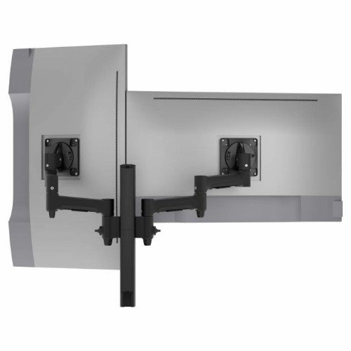 Atdec AWMS-2-4640-F-B monitor mount / stand 46 cm (18.1") Black Desk