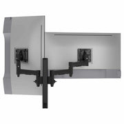 Atdec AWMS-2-4640-F-B monitor mount / stand 46 cm (18.1") Black Desk