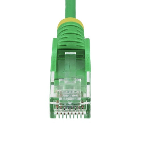 StarTech.com 3m Green Slim CAT6 Ethernet Cable, Snagless, 100W PoE, UTP, LSZH, 28AWG Pure Bare Copper Wire, Slim RJ45 Network Patch Cord w/Strain Reliefs, Individually Tested