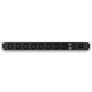 StarTech.com 8-Port Rack-Mount PDU with C13 Outlets - 16 A - 10 ft. Power Cord (AS3112) - 1U
