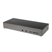 StarTech.com USB C Dock - Triple 4K Monitor USB Type-C Docking Station - 100W Power Delivery - DP 1.4 Alt Mode & DSC, 2x DisplayPort 1.4/HDMI 2.0 - 6xUSB (2x 10Gbps), SD - Windows/Chrome