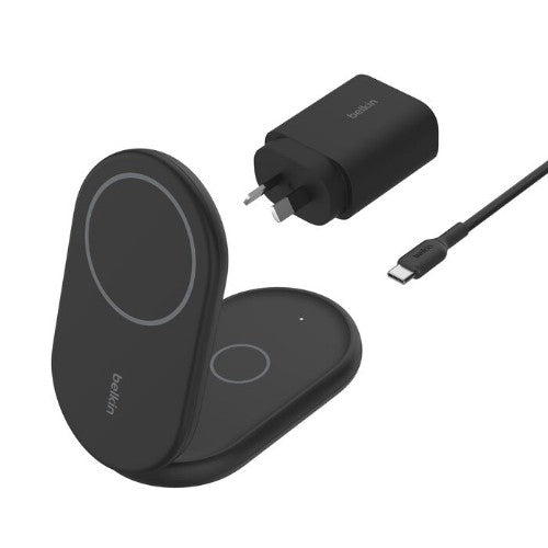 Belkin BoostCharge Headphones, Smartphone Black AC, USB Wireless charging Fast charging Indoor