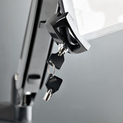 StarTech.com VESA Mount Adapter for Tablets 7.9 to 12.5in - Up to 2kg (4.4lb) - 75x75/100x100 VESA Patterns - Universal Anti-Theft Tablet VESA Mount Clamp - Secure Tablet Mount - Black