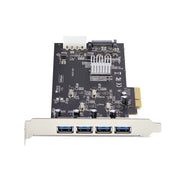 StarTech.com 4-Port USB PCIe Card, USB 3.2 5Gbps, PCI Express Expansion Card with 4x Independent USB Controllers, 4x USB-A Ports, Windows/Linux