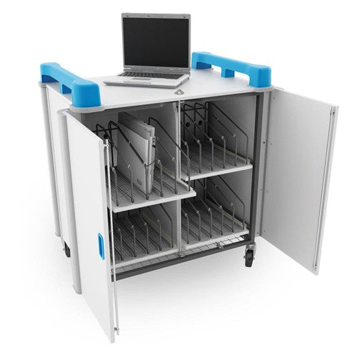 LapCabby LAP20V Portable device management cart Blue