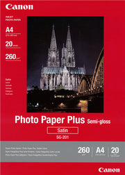 Canon SG-201 Semi-Gloss Photo Paper Plus A3 - 20 Sheets