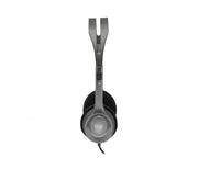 Logitech 981-000459 headphones/headset Wired Head-band Office/Call center Grey, Dark Grey