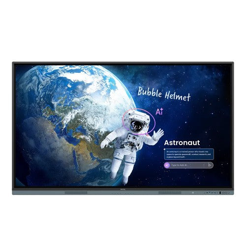 BenQ RM6505 interactive whiteboard 165.1 cm (65") 3840 x 2160 pixels Touchscreen Black