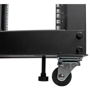 StarTech.com 25U 4-Post Server Rack, 19in Open Frame Rack with 40in (101cm) Mounting Depth and 1200lb (544kg) Weight Capacity, Mobile or Floor Mount IT Rack