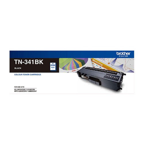 Brother TN-341BK toner cartridge 1 pc(s) Original Black