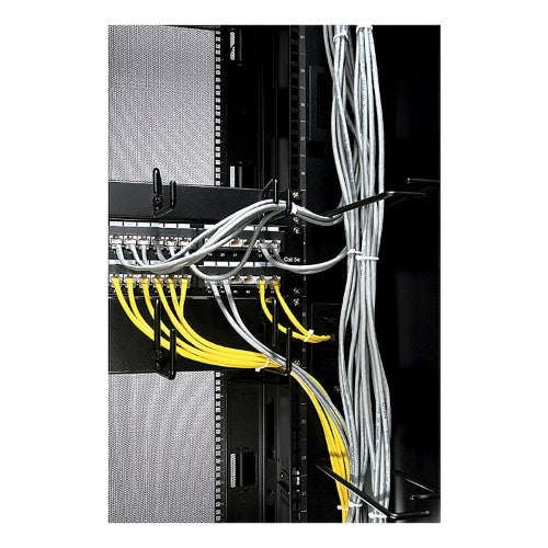 APC NetShelter Cable Management, Mounting Rail Brush Strips, Set of 6, for NetShelter SX 750 mm Wide, Black, 76 x 114 x 13 mm