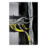 APC NetShelter Cable Management, Mounting Rail Brush Strips, Set of 6, for NetShelter SX 750 mm Wide, Black, 76 x 114 x 13 mm