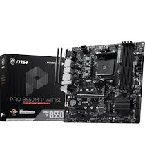 MSI PRO B550M-P WIFI6E, AMD B550, AM4, DDR4 128GB, PCIe 4.0, 2x M.2, Wi-Fi 6E, 1Gb LAN, USB Type-C.