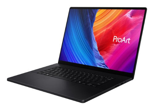 ASUS ProArt P16 H7606WX-SE008X Copilot+ PC AMD Ryzen AI 9 HX 370 Laptop 40.6 cm (16") Touchscreen WQUXGA 64 GB LPDDR5x-SDRAM 2 TB SSD NVIDIA® GeForce RTX™ 5090 Laptop GPU Wi-Fi 7 (802.11be) Windows 11 Pro Black