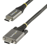 StarTech.com 20in (50cm) USB-C Cable, Side Screw Locking, USB 10Gbps, 100W (5A) Power Delivery, 8K 60Hz / 4K 144Hz DP Alt Mode - Thunderbolt Compatible