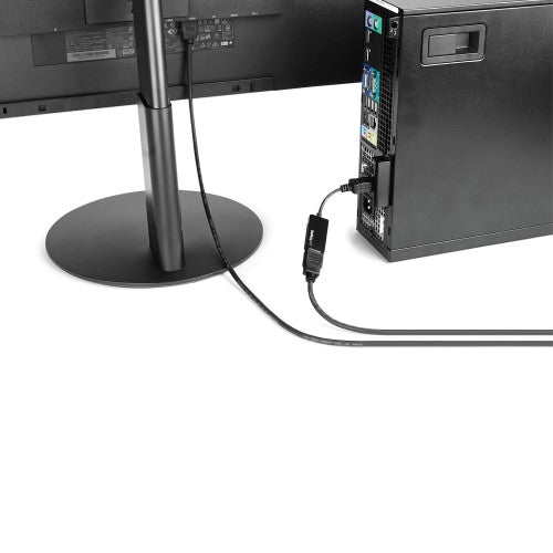 StarTech.com DisplayPort to HDMI Adapter - 4K 60Hz Active DP 1.4 to HDMI 2.0 Video Converter - DP to HDMI Monitor/TV/Display Cable Adapter Dongle - Latching DP Connector