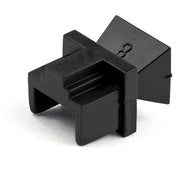 StarTech.com 100 Pack RJ45 Dust Covers - Reusable RJ45 Blanking Plug/ Dust Cap - Ethernet/LAN Port Protector/ Blocker - Snap In RJ45 Female Jack Protective Cover for Hubs Switches Routers - TAA