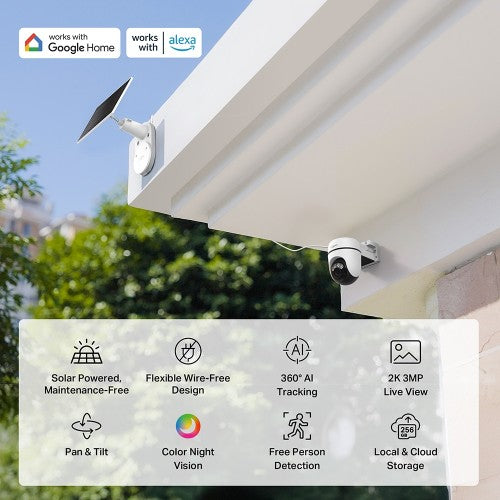TP-Link Tapo TC90 KIT security camera Bulb IP security camera Outdoor 2304 x 1296 pixels Ceiling/Wall/Pole