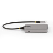 StarTech.com 4-Port USB-C Hub with USB-C DP Alt Mode Video Output 4K 60Hz - 3x USB-A, 1x USB Type-C, 100W Power Delivery Pass-Through, USB 3.2 10Gbps, 1ft/30cm Cable, Portable USB Hub