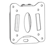 Atdec AD-30100-WF monitor mount / stand Black