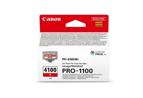 Canon PFI-4100R RED INK TANK FOR PRO-1100 80ML