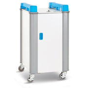 LapCabby LAP10VBL Portable device management cart Blue, Grey, Lime, Orange, Purple, White